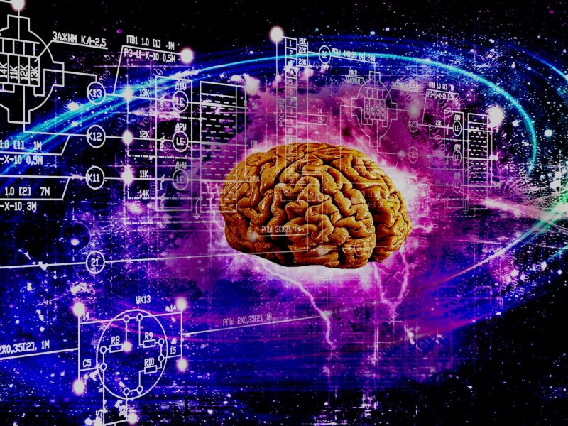 Space,Brain.,Science